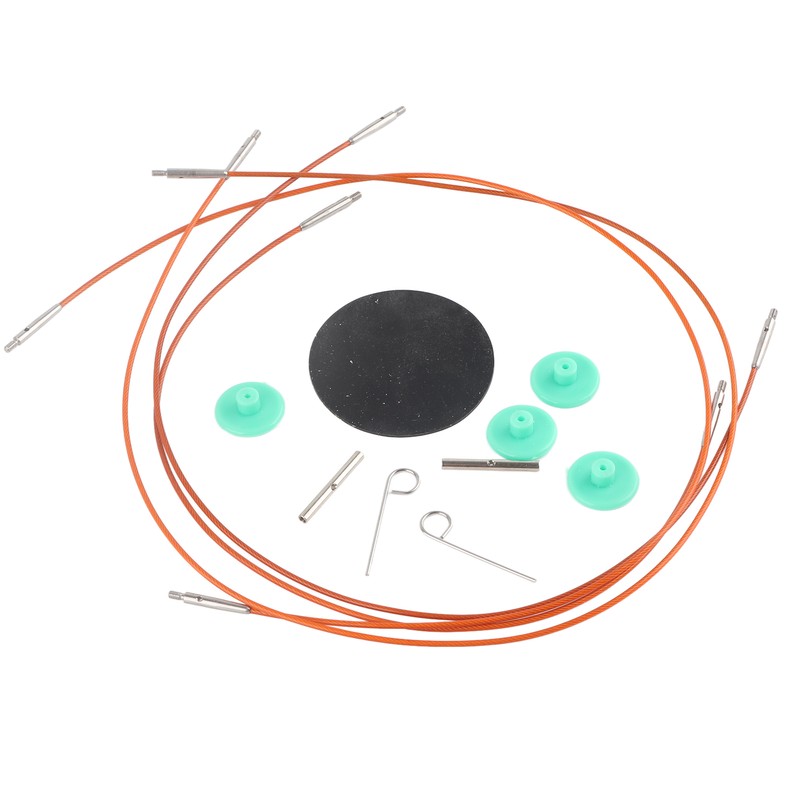 Interchangeable Carbonized Bamboo Needles Set Aluminum Circular Knitting Needles Ring