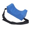 Head Positioner Pillow Blue PU Leather Breathable Comfortable Neck Support