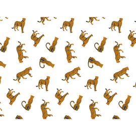 Cheetah Tissue Paper - 20in. X 30in. Sized Sheets - 12 Sheets