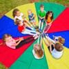 Dulousia Parachute 6.5ft - Gymnastics Parachute with Handles for Children