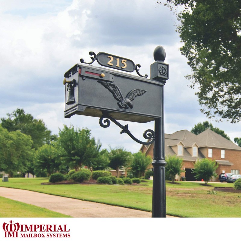 Self-Adhesive 2" Inch Imperial Brass Mailbox Number #4