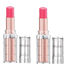 L'Oreal Paris Pack of 2 L'Oreal Paris Colour Riche Plump and Shine Lipstick, Guava Plump #104