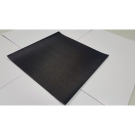 ALL ABOUT RUBBER Rib  Self-Adhesive Rubber Safety Mat 12 in. x 12 in.