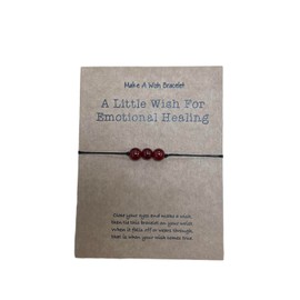 Birthstone Wish Bracelets, Bracelets, Crystal Anklet, Crystal Bracelets, Birth Month, Wish Bracelet (Carnelian - July)