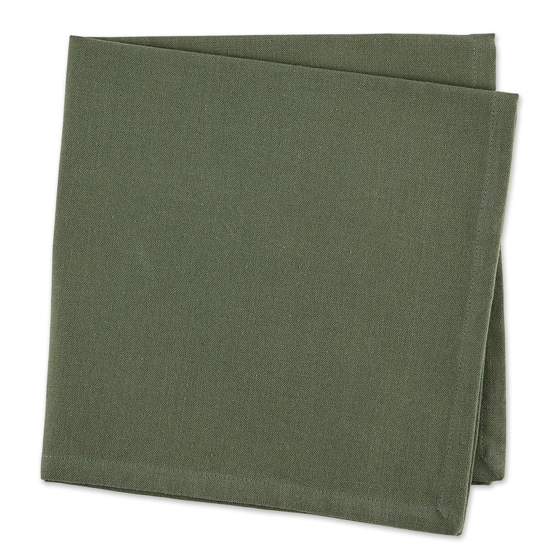 DII Solid Napkin Set Collection, 20x20, Artichoke, 6 Piece