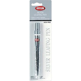 Krylon Acid-Free Leafing Pen - for Metallic Highlights - Silver (1 Pen)