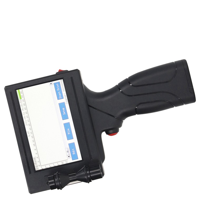 Handheld Inkjet Printer Gun Portable Intelligent with LED Touch Screen