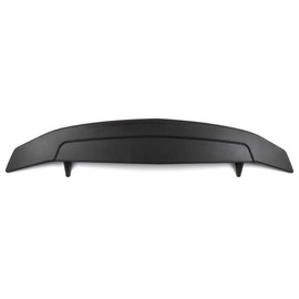 SCITOO Glossy Black Rear Spoiler Wing Body Kit Compatible with Universal Rear Trunk Spoiler Wing with 3rd Brake Light Splitter Chin Exterior Diffuser