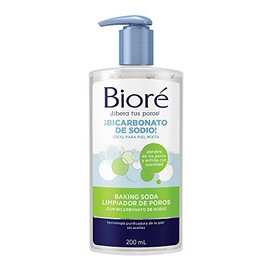 Bioré Limpiador de Poros con Bicarbonato de Sodio, 200 ml