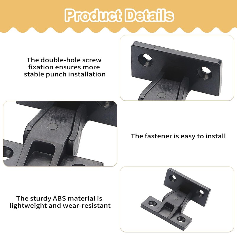 4 Pairs Cabinet Clips Keku Push in Panel Clip Kitchen