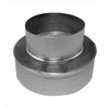 PlumberStop - 10 x 6 Single Wall Galvanized Chimney Flue