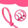 KafTon Fluorescent Pink Cable Ties Pack of 100 (300mm x