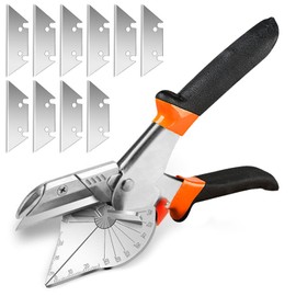 Multi Angle Miter Shear Cutter, Miter Cutter Multi Angle Trim Cutter Adjustable Angle Scissors for Angular Cutting and Trimming