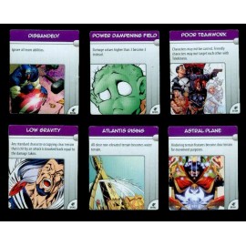 WizKids HeroClix Fantastic Forces 20 Card Set FEAT BATTLEFIELD BYSTANDER Token Unplayed!