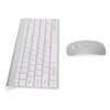 Smart Wireless Keyboard Mouse Kit Silent LED Indicator Waterproof Power