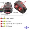 LEJUNJIE Tactical Helmet Light with LED + IR/Strobe Airsoft Helmet
