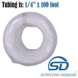 Supplying Demand IMT14100 Refrigerator Ice Maker Water Line Tubing 1/4 Inch x 100 Feet