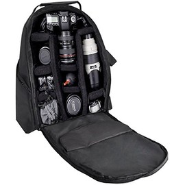 Deluxe Camera Padded Backpack For Nikon DF, D90, D500, D3000, D3100, D3200, D3300, D5000, D5100, D5200, D5300, D5500, D7000, D7100, D7200, D300, D300s, D600, D610, D700, D750, D800, D810, D810A Camera