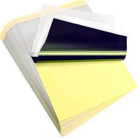 Tattoo Transfer Paper, 100 Sheets Tattoo Stencil Transfer Paper for Tattooing, 4 Layers Tattoo Thermal Stencil Paper A4 Size DIY Tattοο Tracing Paper for Tattoo Transfer Kit