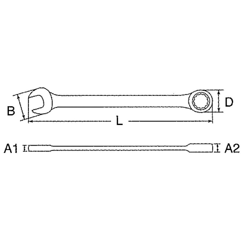 Aston Martin Cygnet 15 mm Gear Wrench 34215