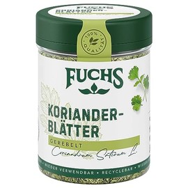 Fuchs Spices - Coriander Leaves - Tart Spicy Taste for Stews or Mediterranean Dishes - Natural Ingredients - 15 g in Reusable, Recyclable Tin