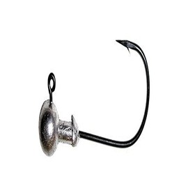 Owner American Ultrahead Round Jig Hook, 3/16-Ounce, Metallic Silver