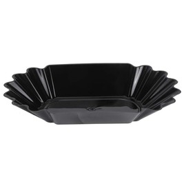 Coffee Bean Tray, Food Coffee Bean Display Dish Sample Tray Storage Container Kitchen Accessory(Black)