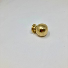 Polished Brass UNLACQUERED Cabinet Knobs and Handles (Bubble Knob)