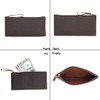 Antiq Leather Pencil Pouch, Currency Pouch, Zippered Pouch for Paper