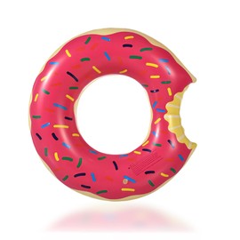 120cm Pool Inflatables Donut Swimming Ring Rubber Rings for Adults,Super Large Pink Doughnut Pool Ring Toy Inflatable Pool Floats Swim Tubes Rings for Women Adult Summer Party Beach Water Sport