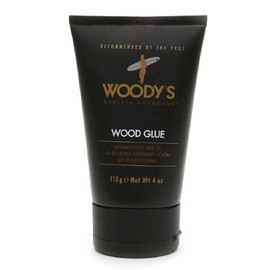 Wood Glue Extreme Styling Hair Gel 4 OZ (120 g) by Woody's(Pack of 2)