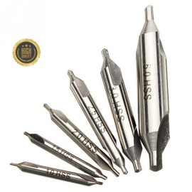 Unbranded 6Pcs HSS Center Drill Bits Set Combined Countersinks Kit 60°Angle Drilling Tools