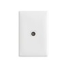 HPM Standard 1 Gang TV and Audio Coax Outlet