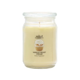 Candle Universe Jar Candle | Scented Holiday Candles | Made in USA | Highly Fragranced 18 oz - Vanilla Velvet Cream