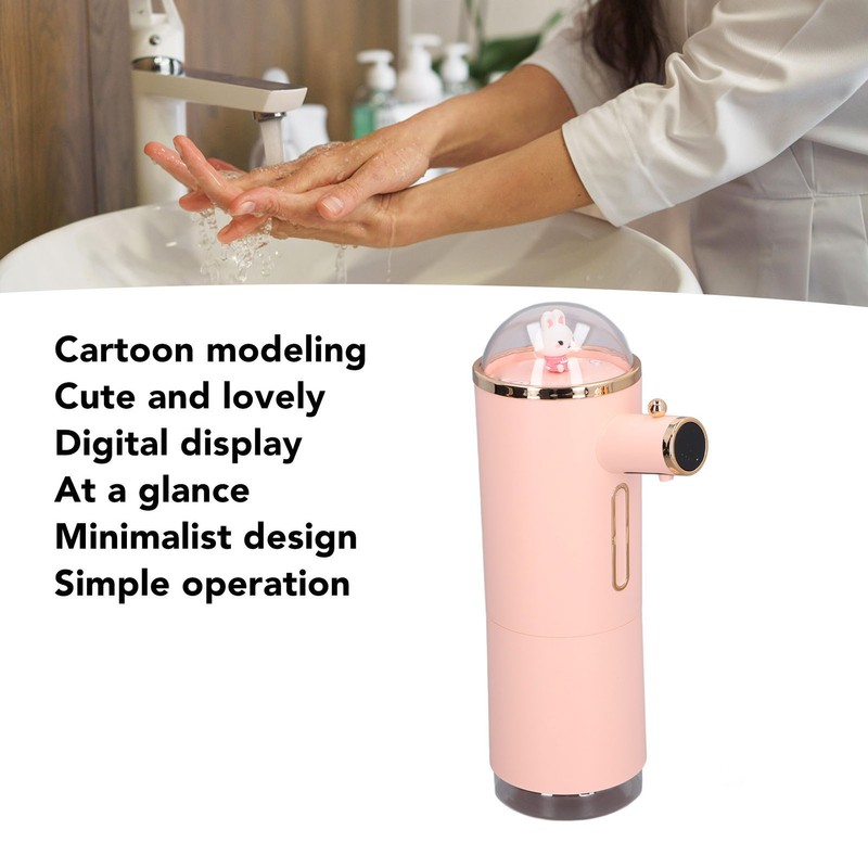 Automatic Hand Soap Dispenser Touchless Rechargeable Auto Detection 3 Levels