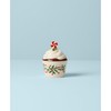 Lenox 886642 - Plato de dulces para cupcakes, diseño navideño
