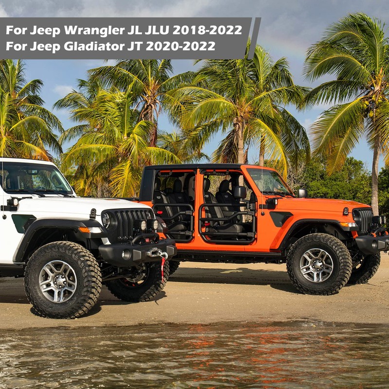 Jeliker for Wrangler JL Interior Trim Kit White Dashboard for