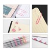 DANRONG Pink Binder Clips Paper Clips,380 PCS Assorted Sizes Paperclips