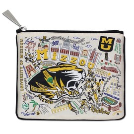 catstudio University of Missouri (Mizzou) Collegiate Zipper Pouch Purse | Holds Your Phone, Coins, Pencils, Makeup, Dog Treats, & Tech Tools