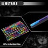 X AUTOHAUX Universal Car Air Vent Outlet Strip Trims, PVC,