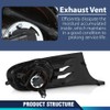 PIT66 Fog Light Kit Chrome Black Bezel Compatible with Volkswagen