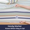 Sheet Story Bamboo Double Fitted Sheet - 41cm Deep Pocket,