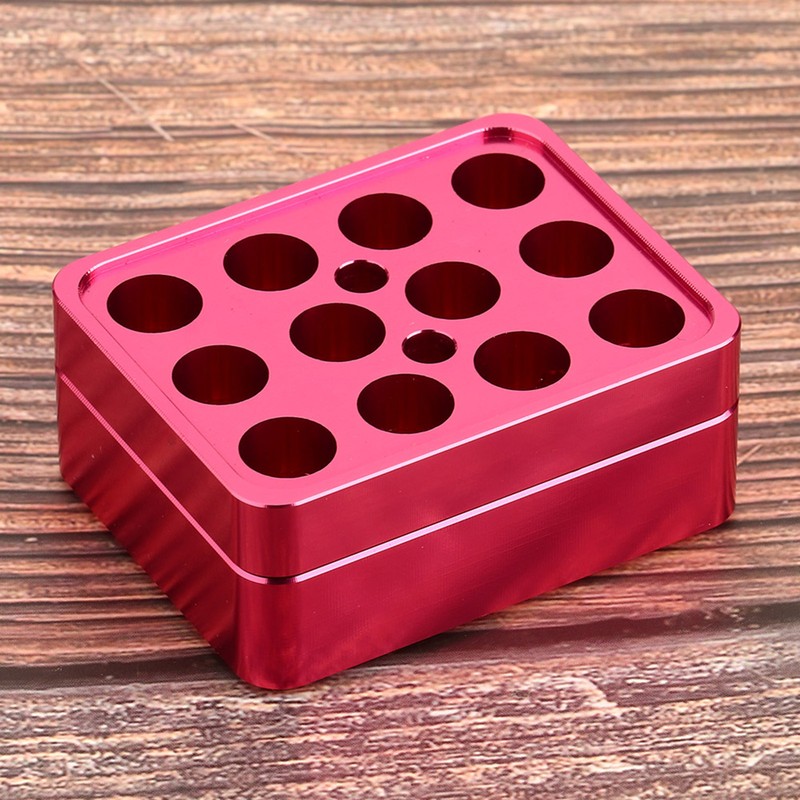 12 holes 9.3mm DIY AluminumLipstick Mold Lipstick Fill Mold Making