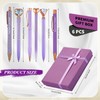 Yeaqee 6 Pcs Inspirational Pen Set for Women Gift Diamond