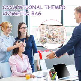 SEAOYOZO Occupational Therapy Makeup Bags for Women, Occupational Therapy Gifts for Her, Appreciate Gift Occupational Therapy Cosmetic Bag Birthday Gifts for Him Teacher Colleagues Friends