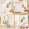 Pack of 2 Hanging Fruit Baskets, Braided Hanging Basket Kitchen