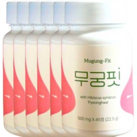 Mugungfit Rose of Sharon Rose of Sharon Fit 500mg x 45 tablets x 6 boxes, 90-day supply / 무궁화 무궁핏 500mg x 45정 x 6박스 90일분