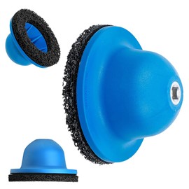 Fouvin Radnabenreiniger Radnabenschleifer mit Schleiftopf 150mm, Radnabenschleifer Auto, Silizium Karbid Kugelkopfschleifer, Radnabenschleifer für Reifenwechsel & Felgenreinigung, mit 1/2"-Antrieb