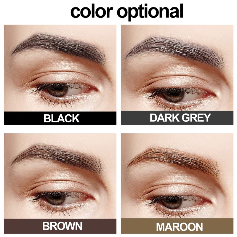 ChAusa Liquid Eyebrow Pencil, 4 Pack, Waterproof Eyebrow Pen, with