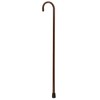 PCP Solid Ash Wood Cane, Round Handle, Crook Style, Walking